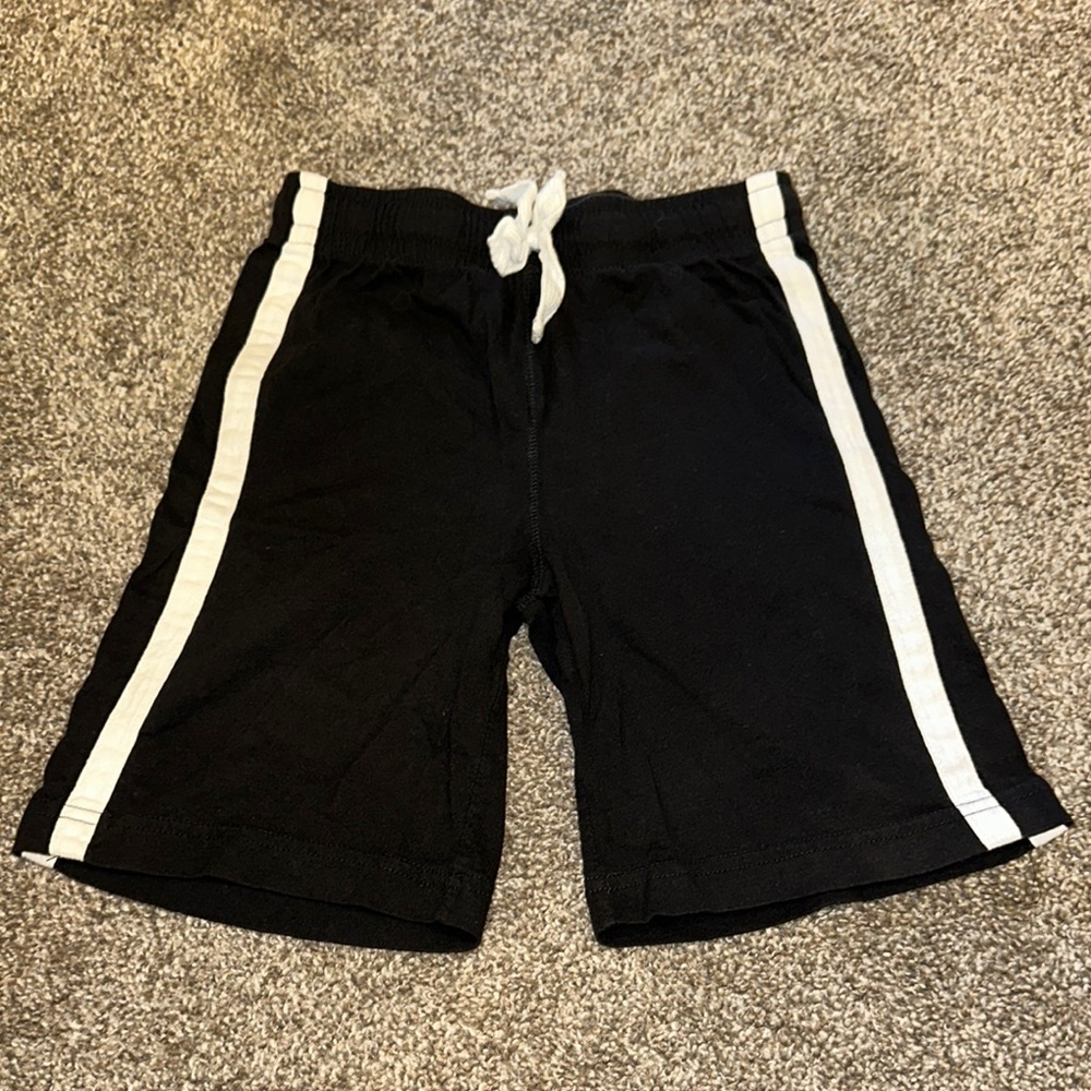 The Children's Place Black and White Athletic Shorts